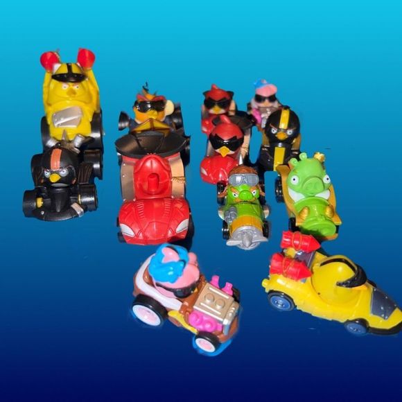 Lot of 44 Star Wars/ Dark Side Angry Bird Figures Telepods Bobba Fett Darth Vade - Picture 2 of 3